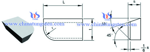 硬质合金焊接片类型 A