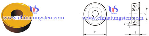 可转位硬质合金刀片类型 R RCMM-V